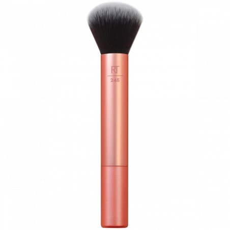 Real Techniques Everything Face Makeup Brush for Flawless, Streak-Free Finish - Orange