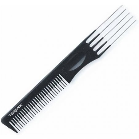 Termix Professional Titanium Comb with Metal Pintail for Crepe Hair and Precision Finishes