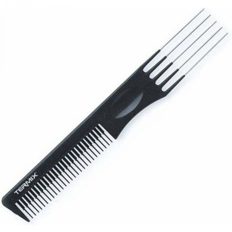 Termix Professional Titanium Comb with Metal Pintail for Crepe Hair and Precision Finishes