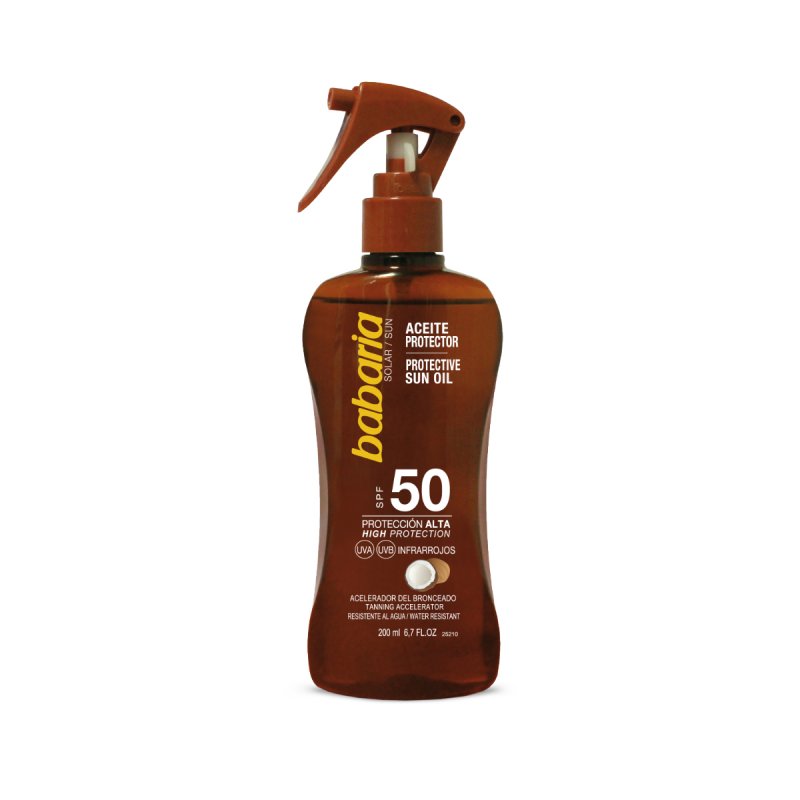 Babaria SPF 50 Protective Sun Oil 100 ml