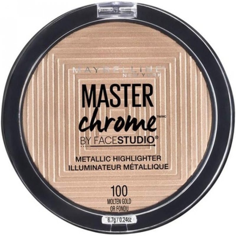 Maybelline Master Chrome Highlighter No.100 Molten Gold