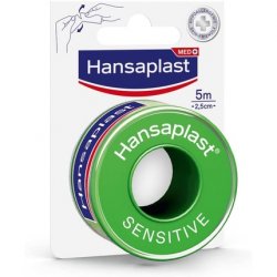 Hansaplast Sensitive Fixing Plaster 5m x 2.5cm