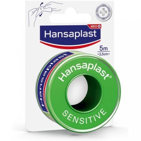 Hansaplast Sensitive Fixing Plaster 5m x 2.5cm