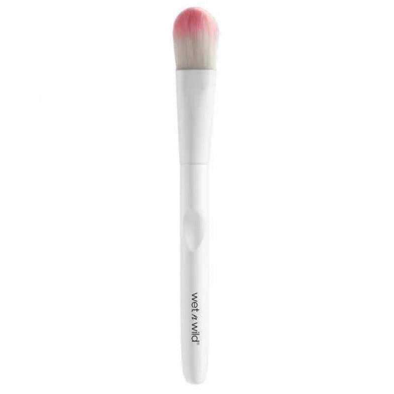 Wet 'n' Wild Makeup Brush Foundation Brush Dense Flat Brush for Streak-free Flawless Finish Suitable for Liquid and
