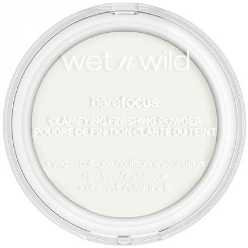 Wet n Wild Bare Focus Clarifying and Finishing Powder with Hyaluronic Acid and Vitamin E for All Skin Tones