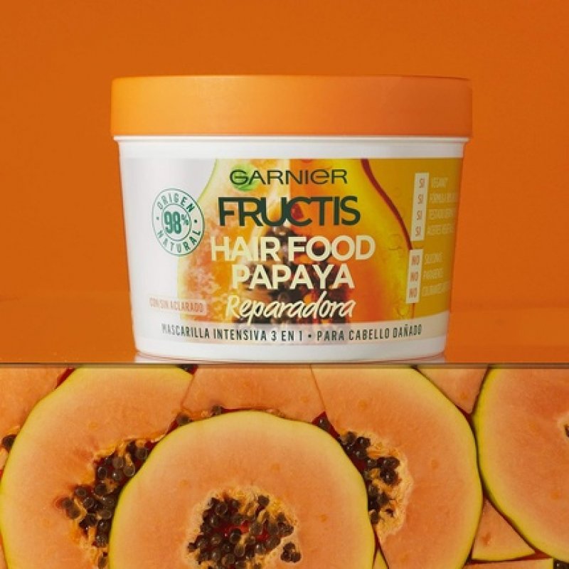 Fructis Hair Food Papaya Repair Mask for Damaged Hair 390ml