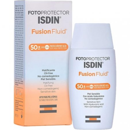 ISDIN Fusion Fluid SPF 50 Facial Sun Cream 50ml