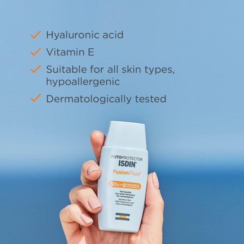 ISDIN Fusion Fluid SPF 50 Facial Sun Cream 50ml