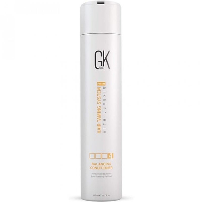 GK HAIR Global Keratin Balancing Hair Conditioner 300ml 10.1 fl. oz. For Dry Damaged and Frizzy Hair With Argan Oil -