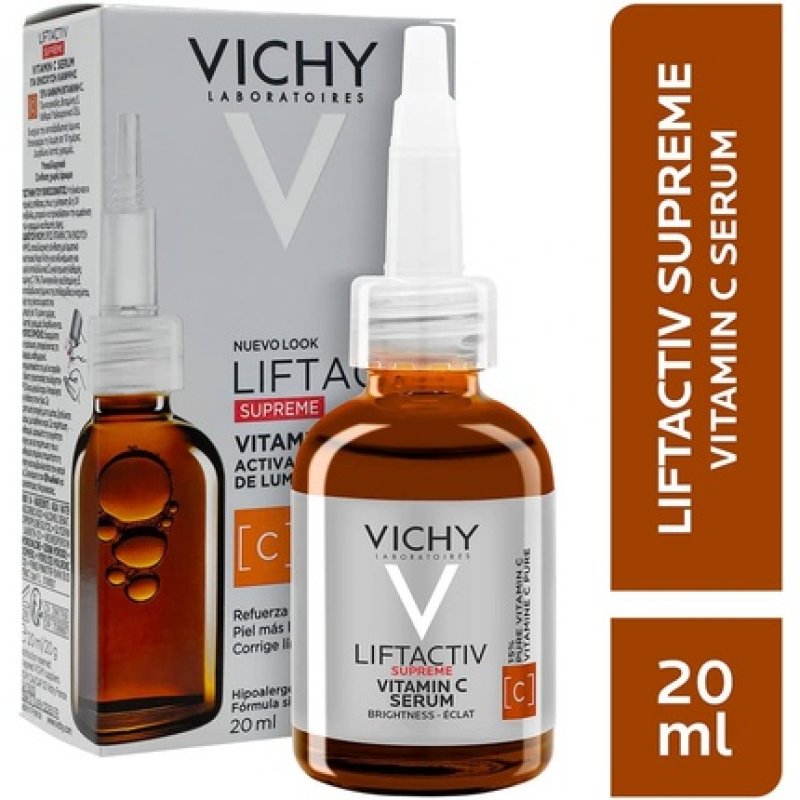 Vichy LiftActiv Supreme Vitamin C Serum Antioxidant Radiance Corrector 20ml