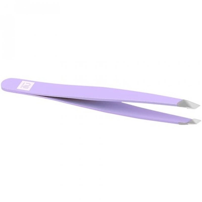 T4B ILU Precision Tip Eyebrow Tweezers for Facial Hair Removal Purple