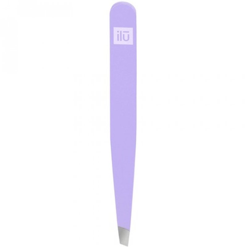 T4B ILU Precision Tip Eyebrow Tweezers for Facial Hair Removal Purple