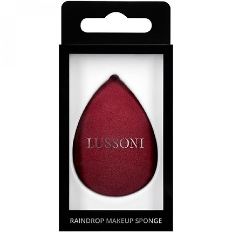 T4B LUSSONI Drop-Shaped Makeup Blender Sponge Burgundy