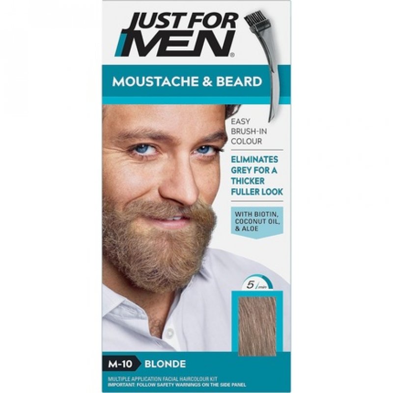 Just For Men Moustache & Beard Blonde Dye with Applicator Brush