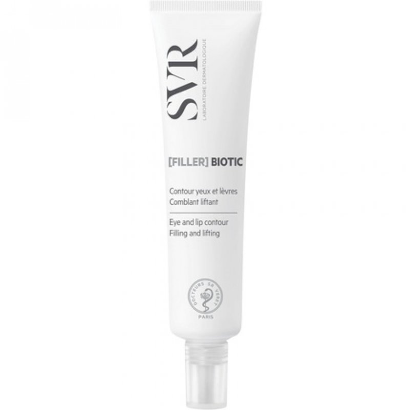 SVR [FILLER] BIOTIC Regenerating Lifting Eye Contour & Lip Cream with Peptides, Hyaluronic Acid, Probiotics and