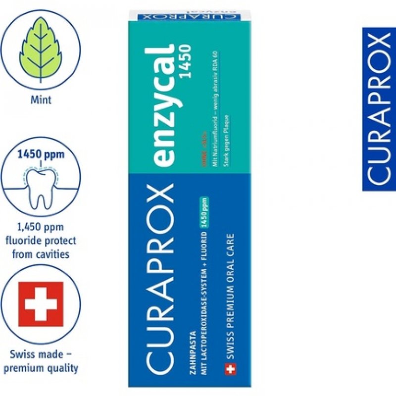 Curaprox Enzycal 950 PPM Toothpaste 75ml
