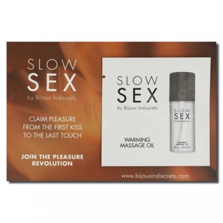BIJOUX SLOW SEX Heat Massage Oil 2ml