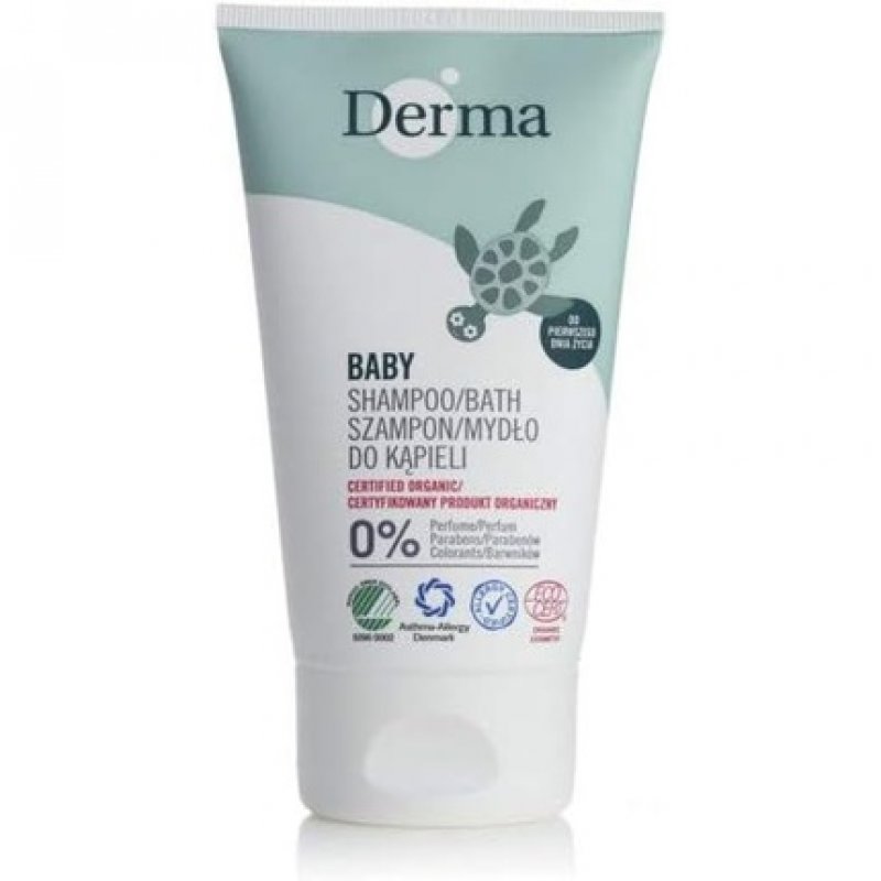 Derma eco Eco Baby Shampoo Soap Organic Paraben SLS Eocert 150ml
