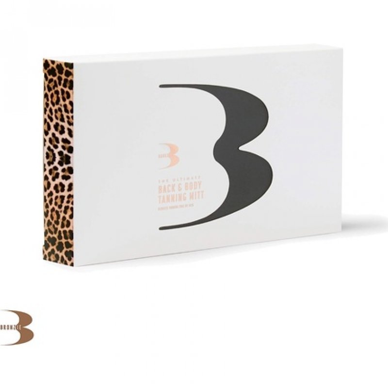 Bronzie Fake Tanning Mitt Original Back and Body Tan Applicator Black