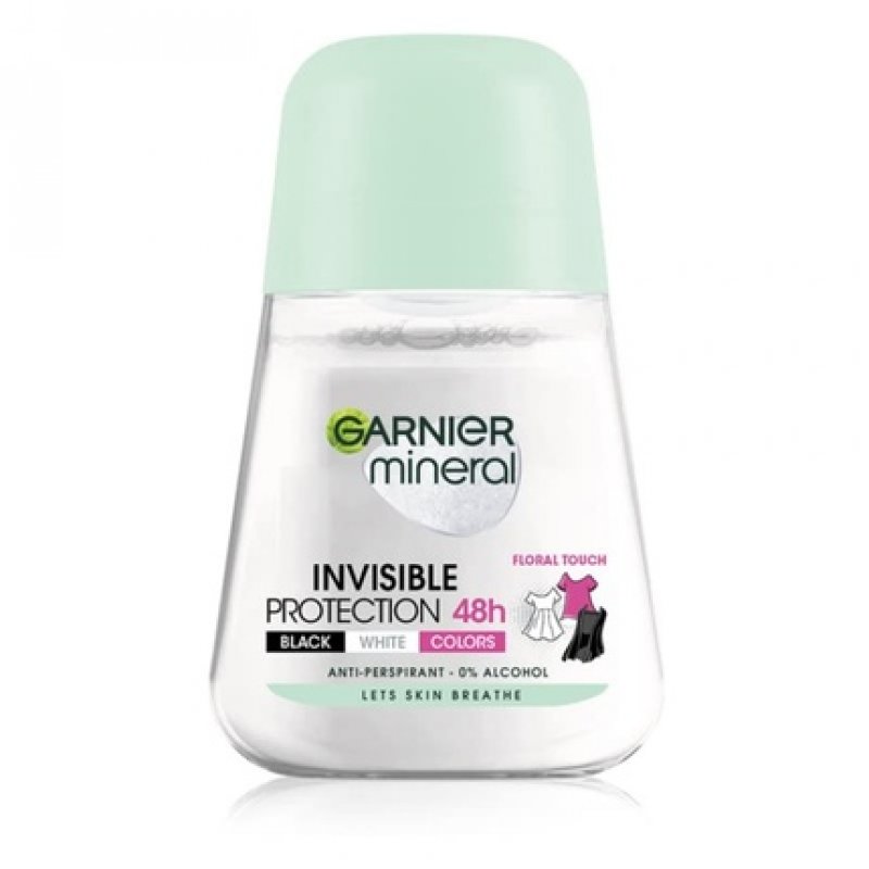 Garnier Mineral Invisible BWC Anti-perspirant Deodorant Roll On for Women 50ml