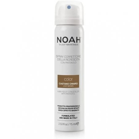 NOAH Hair Root Concealer with Vitamin B5 Light Brown 75ml - Made in Italy - Cruelty Free, No SLS or Parabens - Nickel