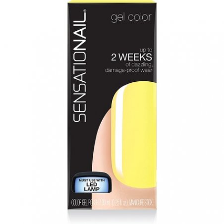 Sensationail Original Nail Polish Gel Dizzy Daisy Pastel Yellow 7.39ml