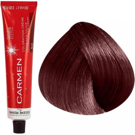 Carmen No. 5.56 Light Brown Mahogany Red Hair Color 60ml Tube