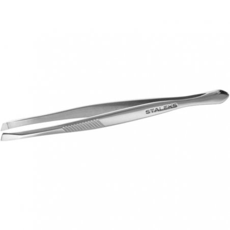 P-02 Eyebrow Tweezers with PVC Protective Case Total Length 9cm