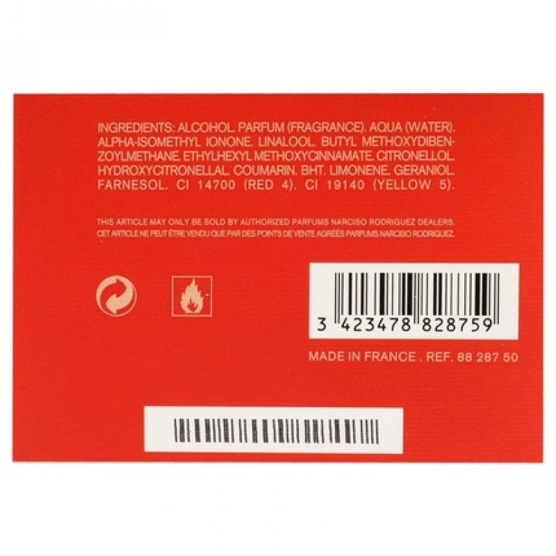 Narciso Rodriguez Eau de Toilette Spray 90mL