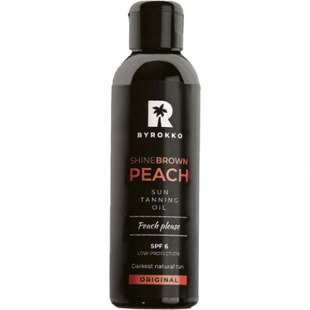 BYROKKO Shine Brown Premium Tanning Accelerator Peach Oil SPF6 150ml