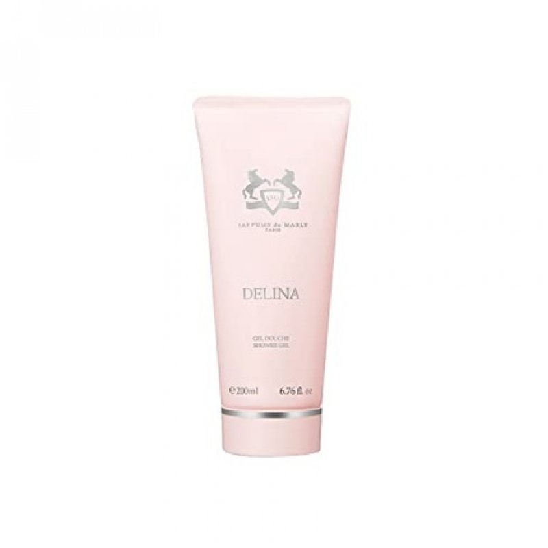 PARFUMS de MARLY Delina Shower Gel for Women 6.7 Fl Oz - Top notes Rhubarb, Lychee, Bergamot Essence - Heart notes
