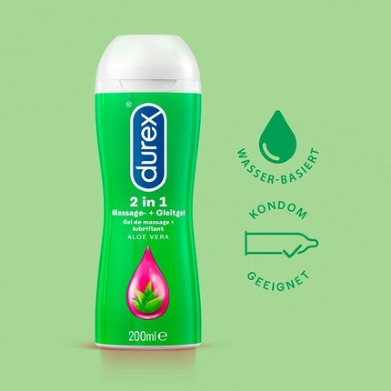 Durex Play 2 in 1 Massage and Lubricant Gel 200ml Aloe Vera
