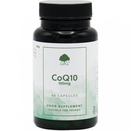 G&G Vitamins CO-Q10 Ubiquinone 100mg 60 Vegan Capsules