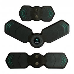 ELEEELS M1 masseur ABS, Dos, Ventre, ceinture, Poche, Taille Noir