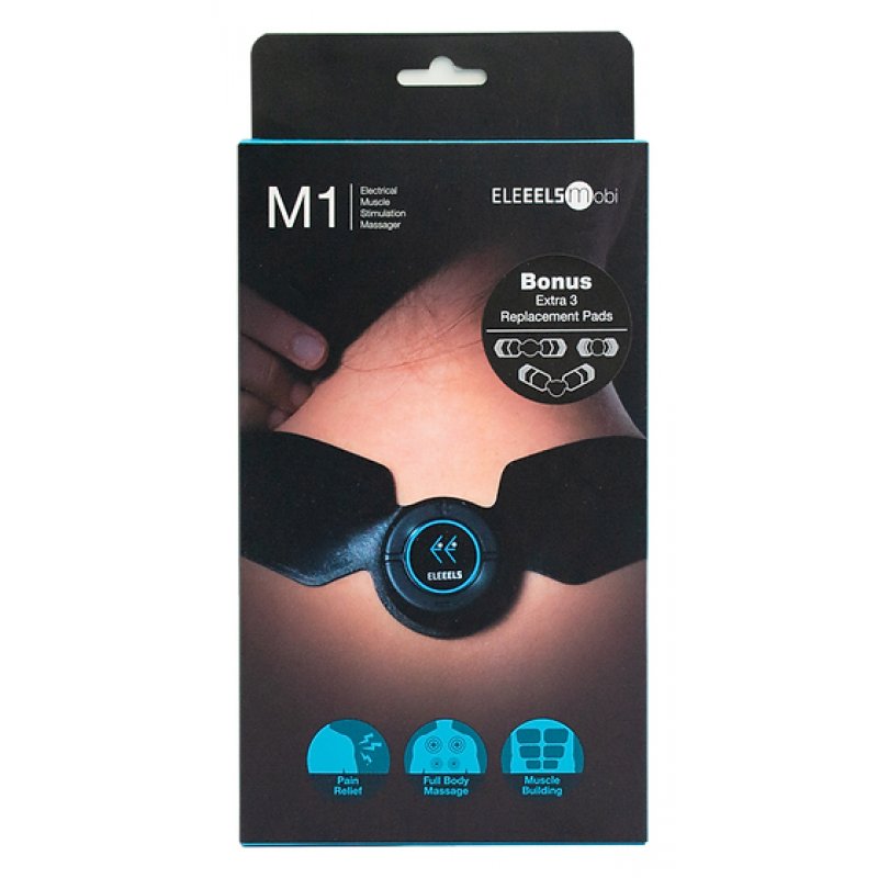 ELEEELS M1 masseur ABS, Dos, Ventre, ceinture, Poche, Taille Noir
