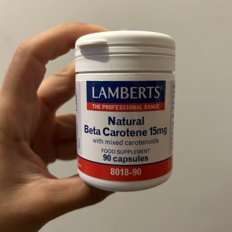 Lamberts Professional Natural Beta Carotene 15mg with Mixed Carotenoids