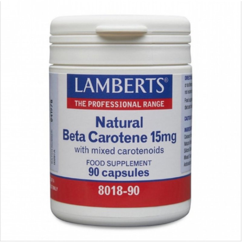 Lamberts Professional Natural Beta Carotene 15mg with Mixed Carotenoids
