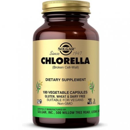 Solgar Chlorella Maximum Absorption 100 Vegetable Capsules