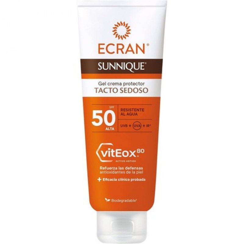 ECRAN SUNNIQUE Silk Touch Cream Gel SPF50 250ml
