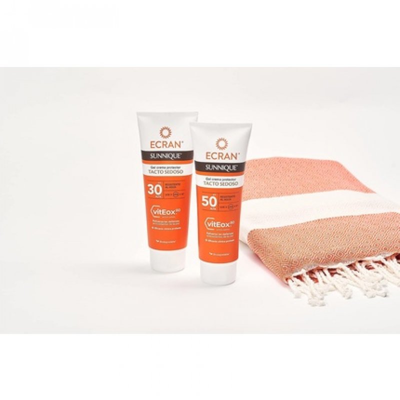 ECRAN SUNNIQUE Silk Touch Cream Gel SPF50 250ml