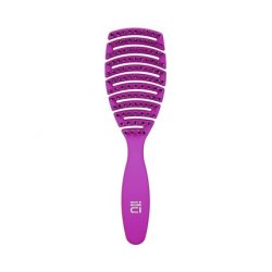 T4B ILU My Happy Color Purple Easy Detangling Professional Hairbrush