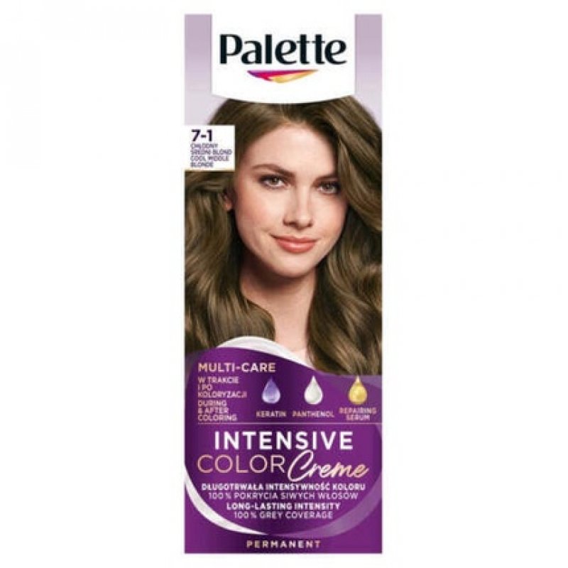PALETTE Intensive Color Creme Hair Color Cream 7-1 Cool