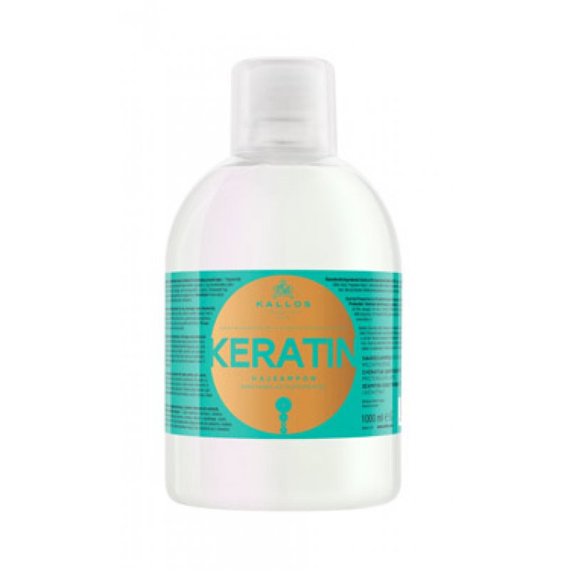 Kallos Cosmetics Keratin Shampoo with Keratin and Milk Protein 1000ml