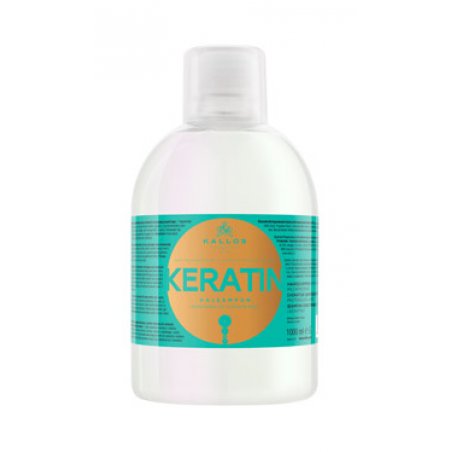 Kallos Cosmetics Keratin Shampoo with Keratin and Milk Protein 1000ml