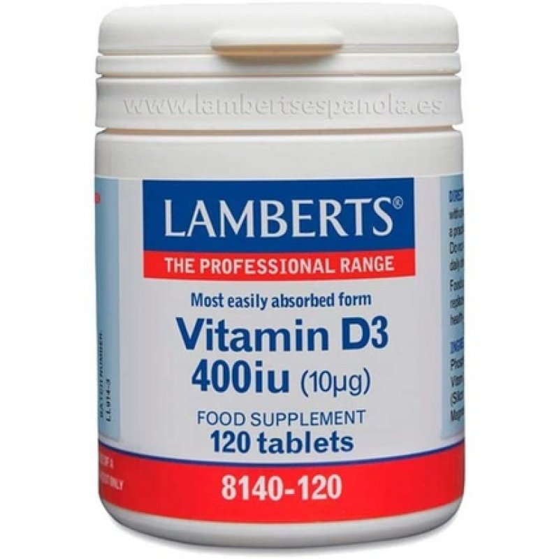 Lamberts - Vit. D 400iu 120 Comp. Lamberts