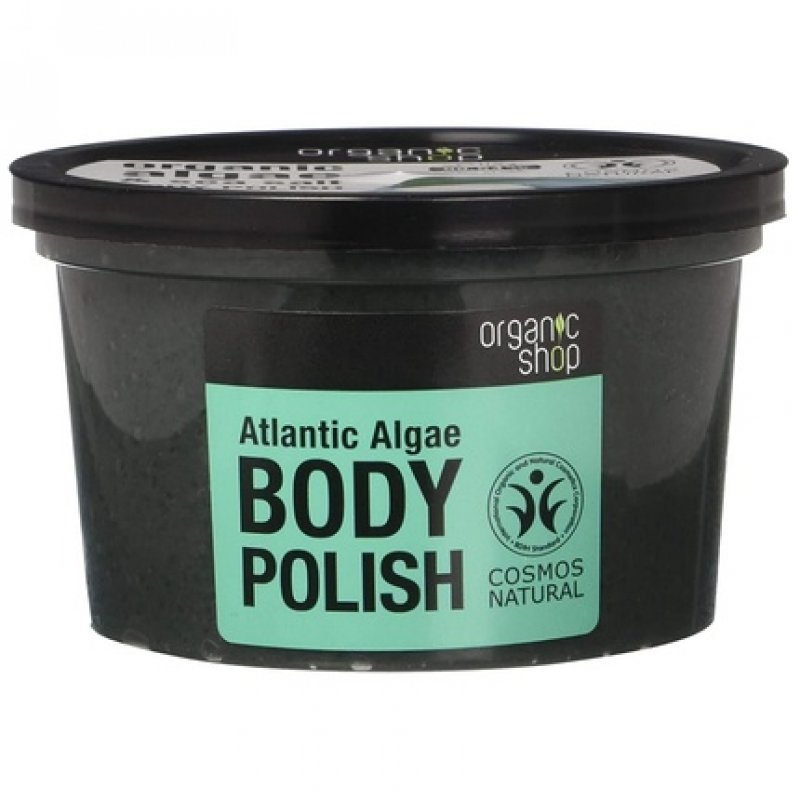 Organic Shop Body Polish Natural Algae and Sea Salt 250ml