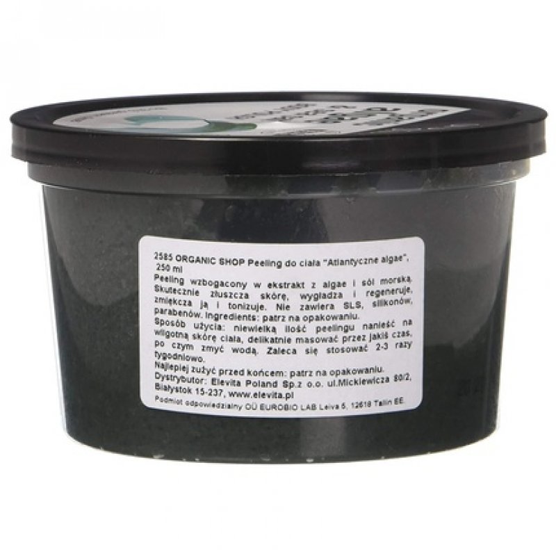 Organic Shop Body Polish Natural Algae and Sea Salt 250ml