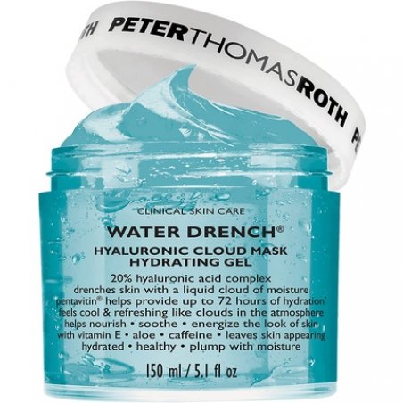 Peter Thomas Roth Water Drench Hyaluronic Cloud Mask Hydrating Gel with Hyaluronic Acid - White