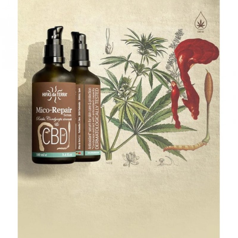 Mico Repair Serum Reishi Cordyceps and CBD 100ml Hifas da Terra