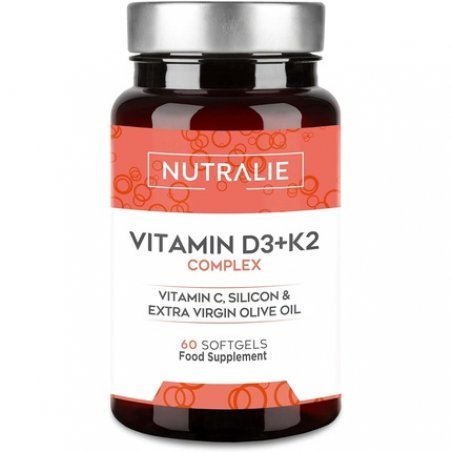 Vitamin D3 1000 IU per day K2 MK7 High Strength and Absorption 60 Softgel Nutralie